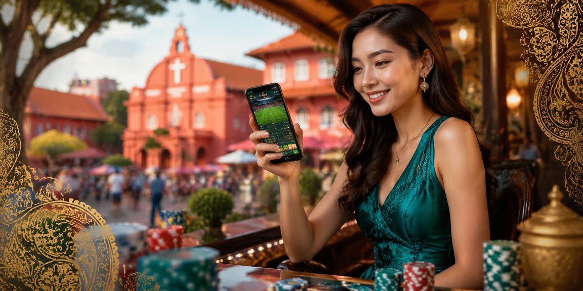 Aktiviti pertaruhan sukan popular di Melaka dengan rekaan batik tempatan yang meriah